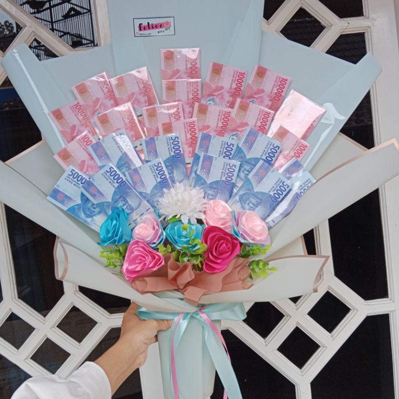 jasa money bouquet 20 lembar