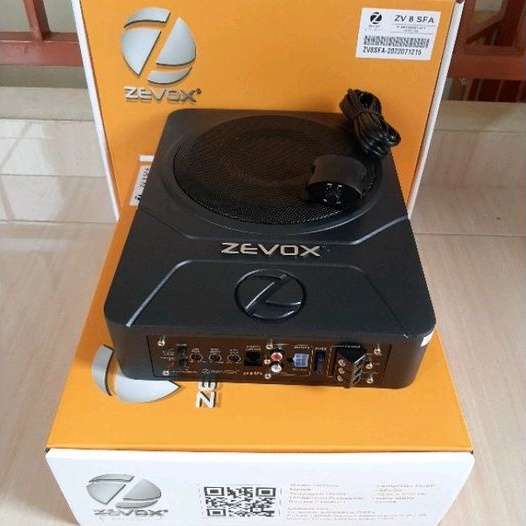 SUBWOOFER AKTIF KOLONG ZEVOX ZV 8  SFA SUBWOOFER AKTIF KOLONG JOK ORIGINAL