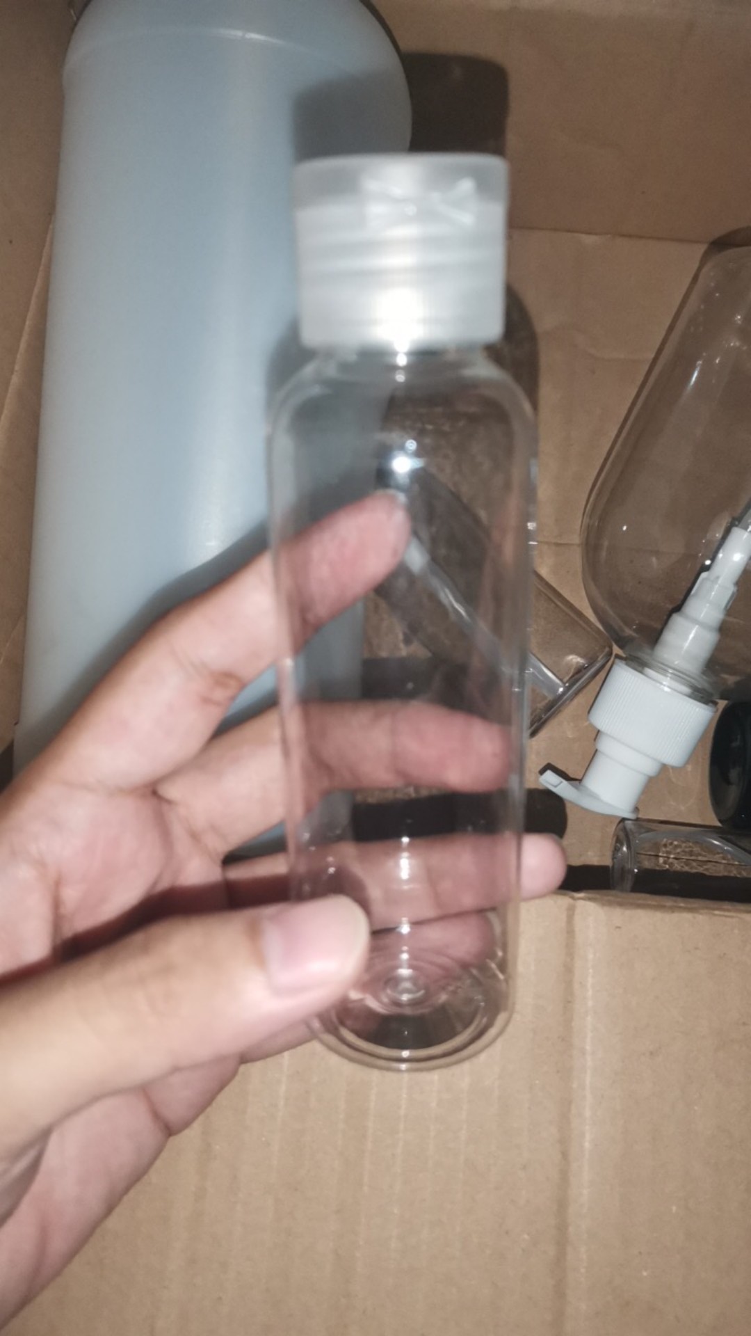 Gajebo - Botol Plastik 100ml Tutup Fliptop Bahan Tebal Harga Grosir / Botol Isi Ulang