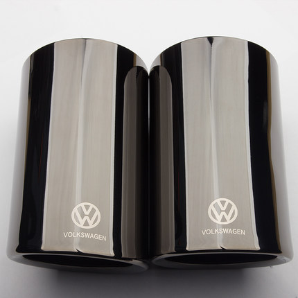 VOLKSWAGEN Cover Pipa Knalpot Mobil Bahan Stainless Untuk VW Jetta MK6 1.4T Polo Golf 6 Golf 7 MK7 1.4T