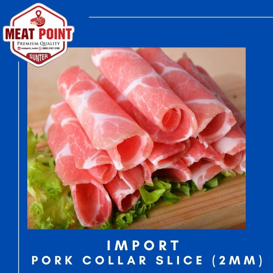 

Pork Collar Slice Kapsim 500 gram NON HALAL