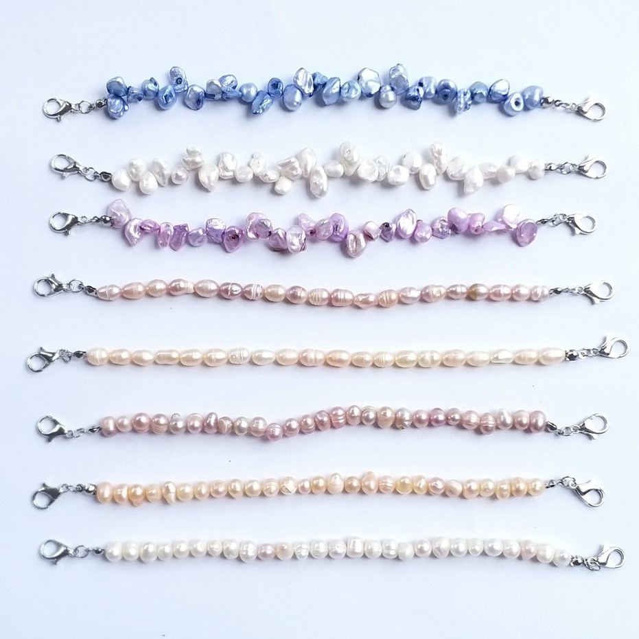 Konektor Mutiara - Mutiara Air Tawar - Mask Connector - Pengait Masker - Konektor Mutiara Air Tawar