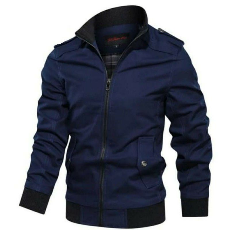 jaket bomber/jaket pria bahan katun