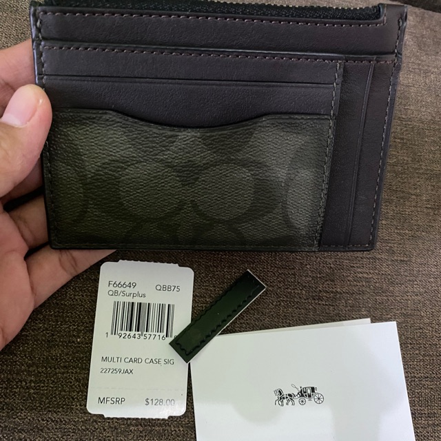 NEW Coach wallet coach card