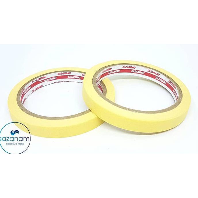 

Jual Lakban Kertas Masking Tape 1/2" Inch 12Mm X 21M Sazanami Isolasi Ayo Order