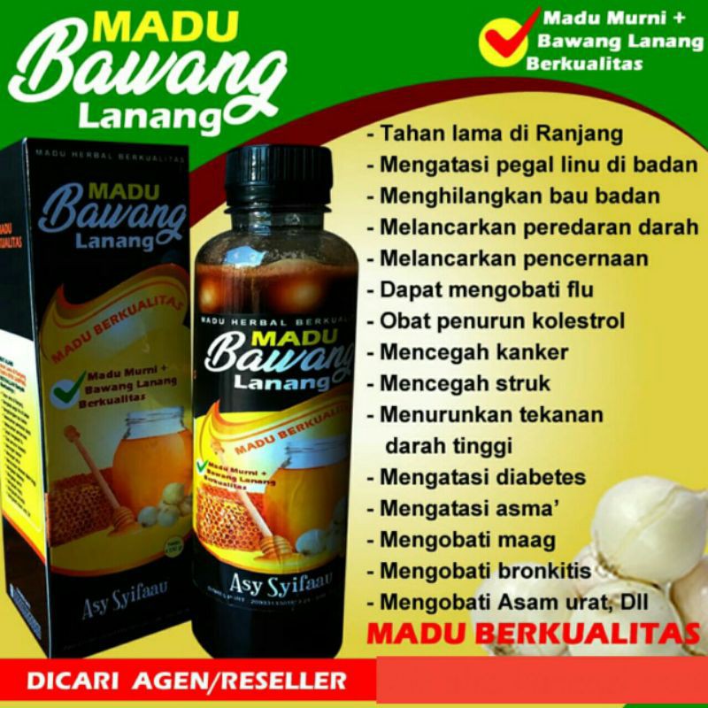 Madu Bawang Lanang Alami 330 gram