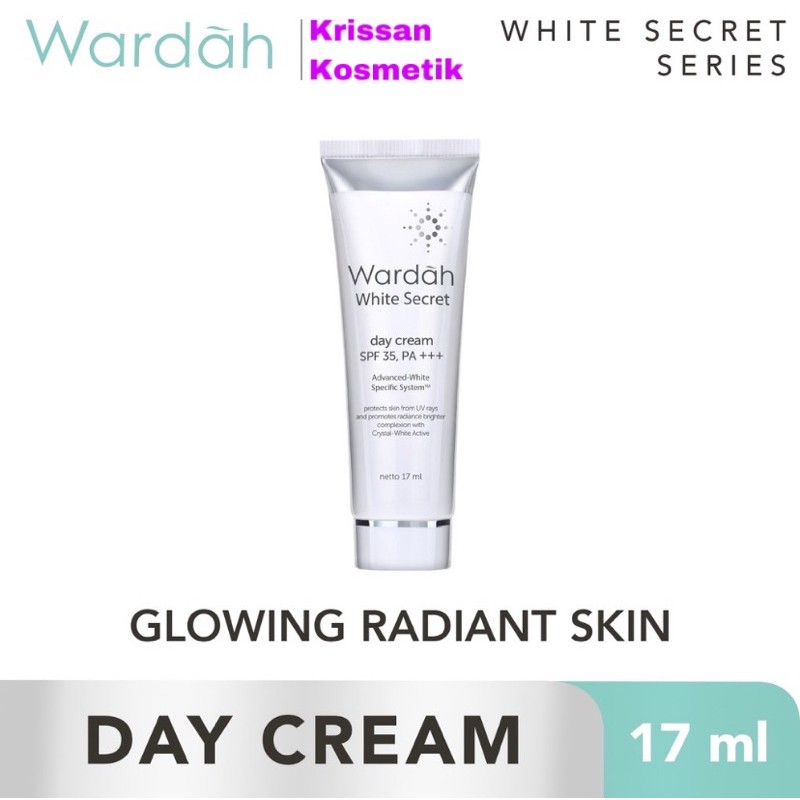 Wardah White Secret Day Cream 17 ml, SkinCare Original BPOM