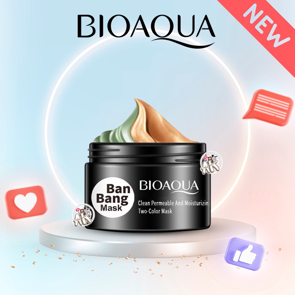 BIOAQUA CLEAN PERMEABLE AND MOISTURIZING TWO COLOR MASK