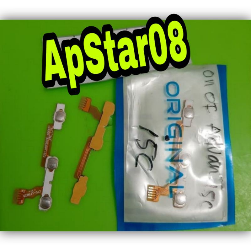 Flexible Flexibel Tombol Power On-Off On Off Volume Advan i5c I5C