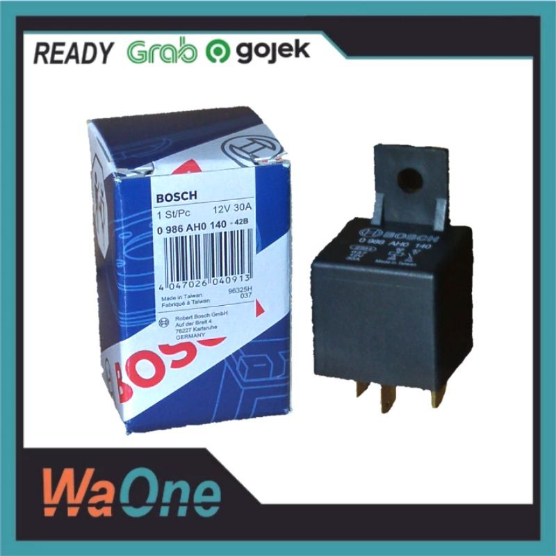 Relay BOSCH 4 kaki Untuk Relay Klakson &amp; Lampu