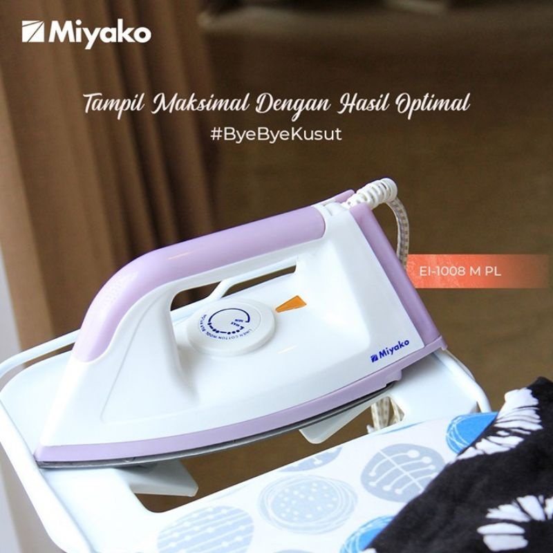 Miyako setrika listrik EI1008 / EI1000 ELECTRIC dry iron SETRIKA MIYAKO