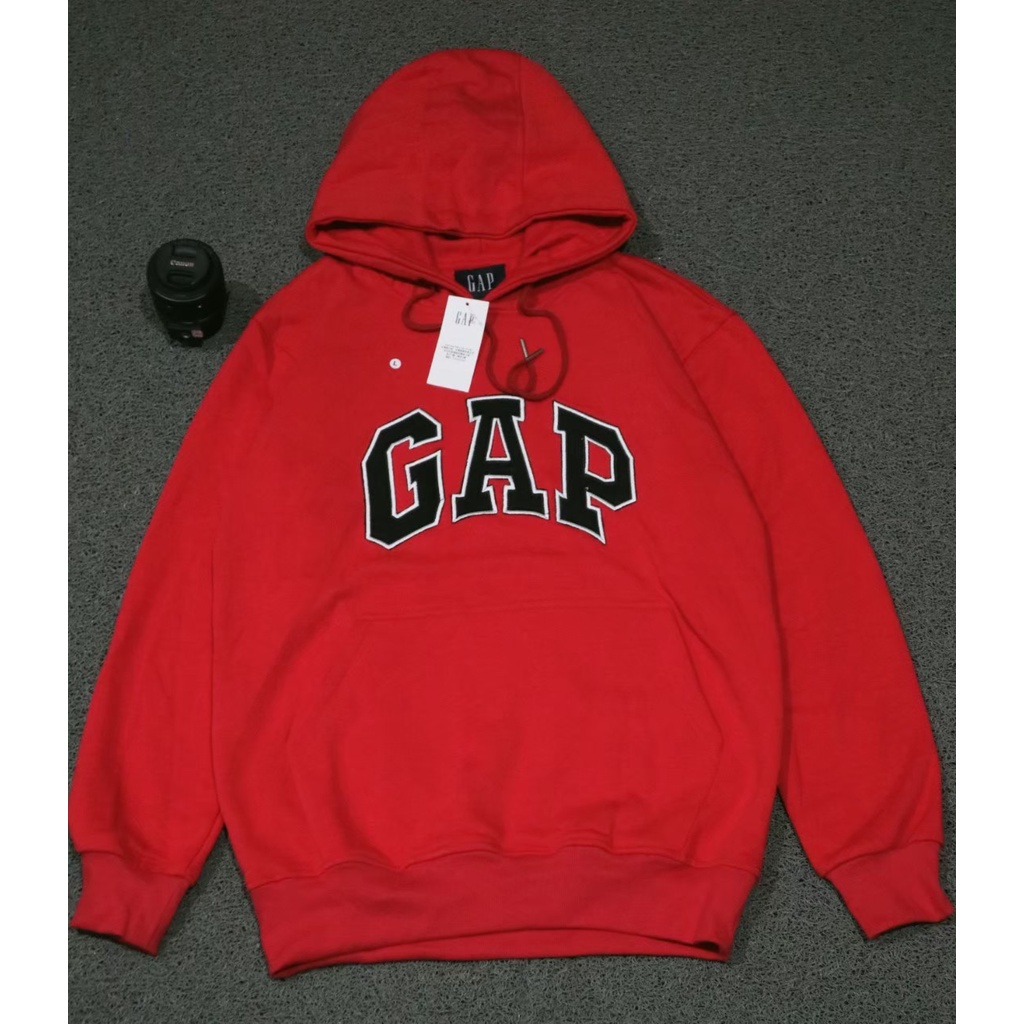 SWEATER HOODIE GAP BORDIR FULLTAG &amp; LABEL BAHAN ORIGINAL UKURAN M L XL