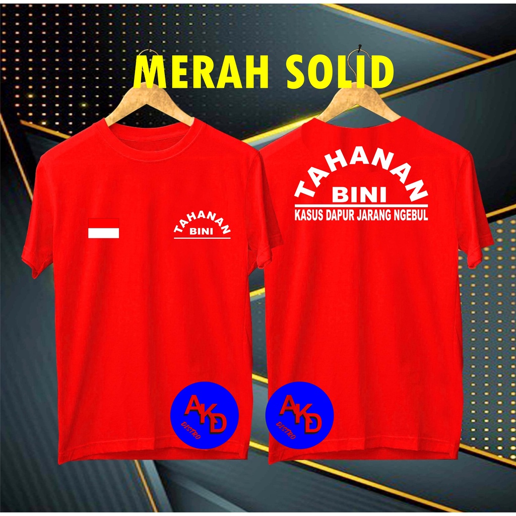 Cod Promo Diskon Gratis Ongkir Tahanan Bini Pakaian Pria Pakaian Wanita Kaos Hits Distro Bndung /KAOS EKSPRESI/KAOS HITS/KAOS BANDUNG/KAOS MURAH/KAOS DISTRO