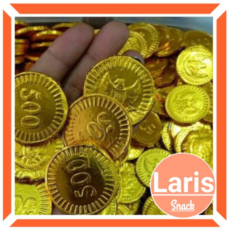 

Termurah Coklat Emas 3 Varian Bentuk Coklat Emas Batangan, Dollar, Koin /Coklat Sangjit / LarisSnack
