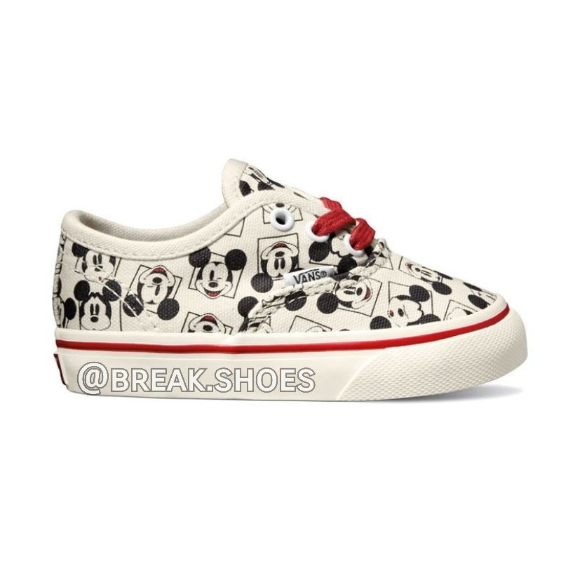 SEPATU ANAK VNS DISNEY MICKY MOUSE TALI HITAM MERAH