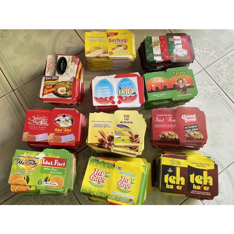 

PROMO) AMPLOP LEBARAN MOTIF SNACK MURAH LEMBARAN 800 LEMBAR