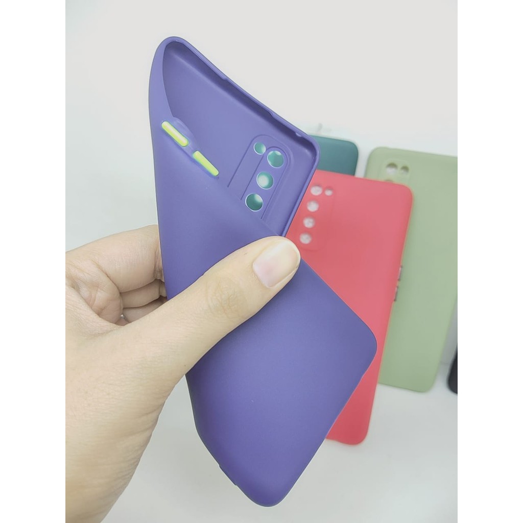 SMPC TPU Candy Oppo Reno4 Pro 6.5 inch SoftCase Macaron Protection Camera Tombol Warna