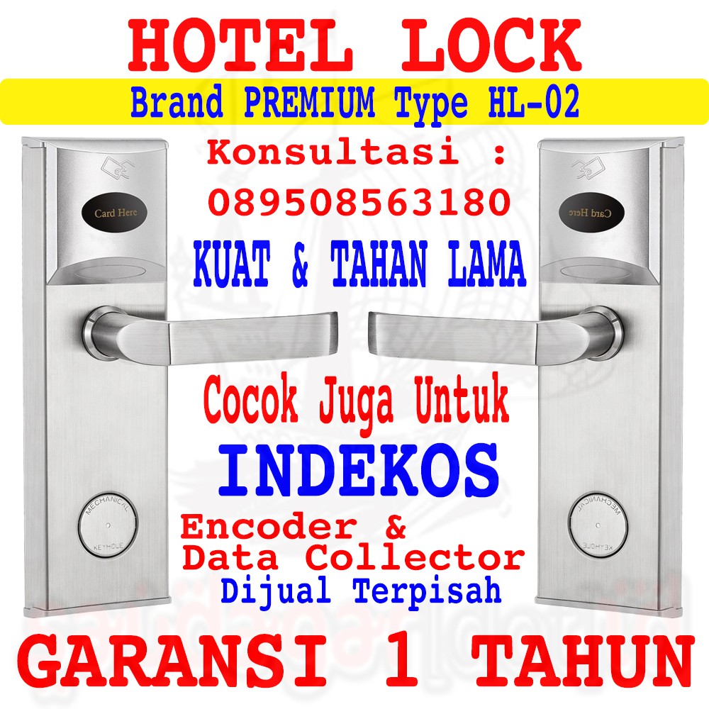 DIGITAL DOOR LOCK - KUNCI PINTU DIGITAL - MULTI UNLOCK