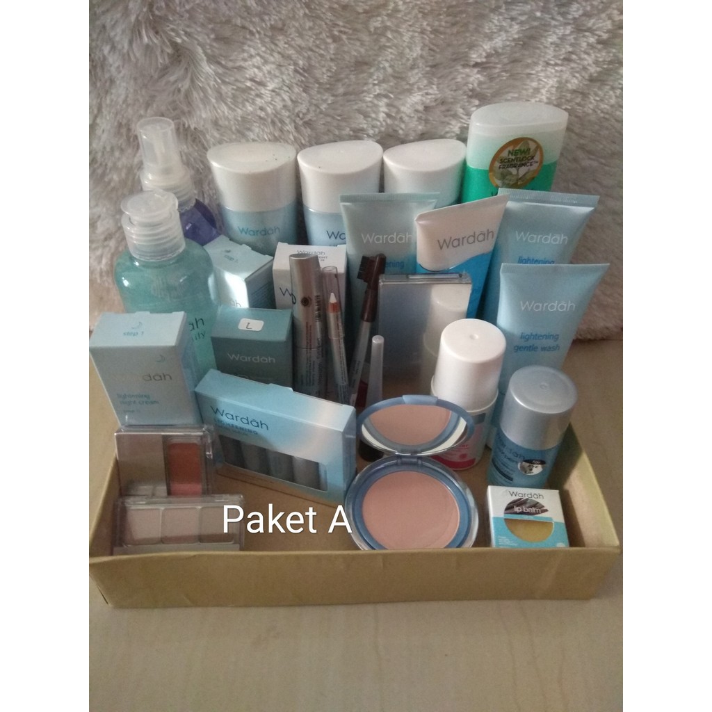 Wardah Paket Seserahan A TERMASUK BOX SESERAHAN Shopee Indonesia