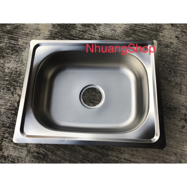 Bak sink cuci piring single bowl stenlis tebal