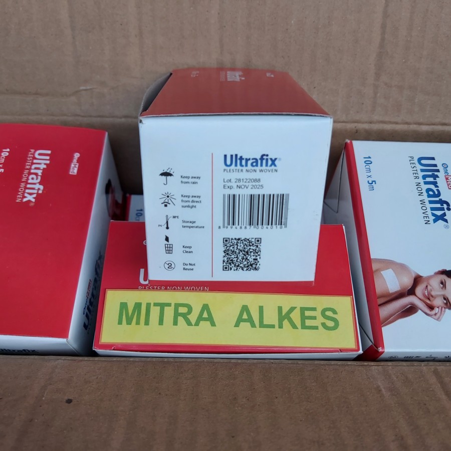 Ultrafix 10 cm x 5 m One Med. Ultra fix 10cm x 5m OneMed. Ultrafix 10x5. Plester Penutup Luka OMed