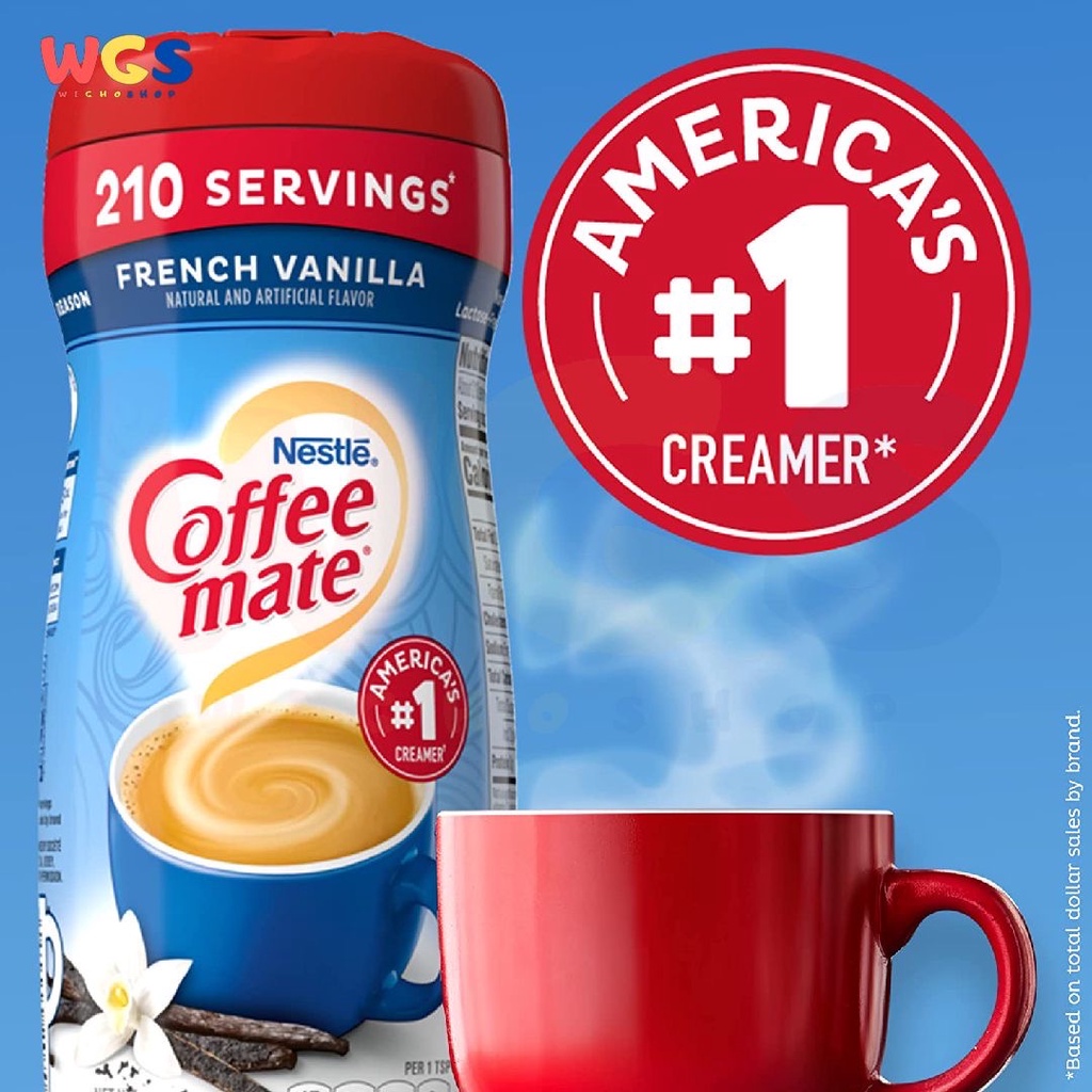 Nestle Coffee Mate USA French Vanilla Powder Coffee Creamer 425.2g