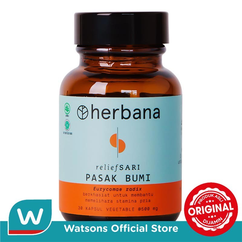 Jual Herbana Relief Sari Pasak Bumi 30 Kapsul Shopee Indonesia