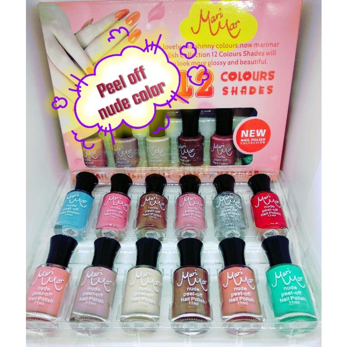 KUTEK MARIMAR PEEL OFF NUDE 2 BPOM 097/PCS