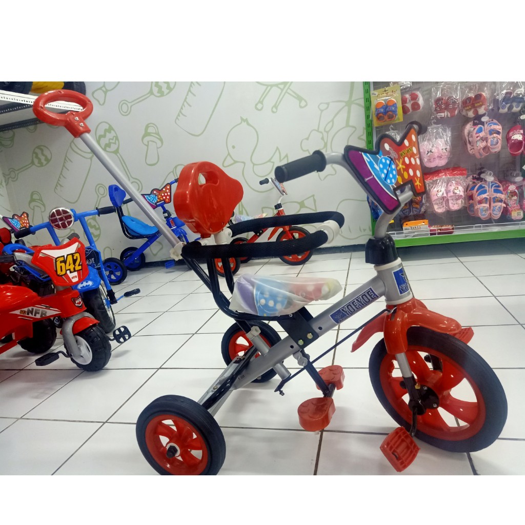 Sepeda Roda 3 Anak YoeYoe Cat Dorong