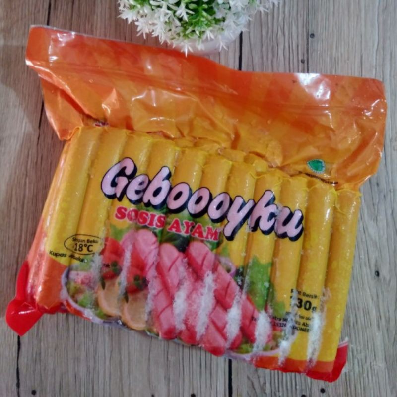 

sosis ayam geboooyku varian merah isi 30 730gr