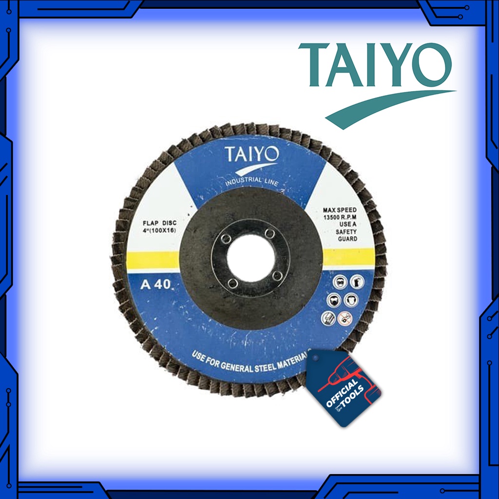 Amplas Susun Gerinda 4” TAIYO  Flap Disc 4 Inch