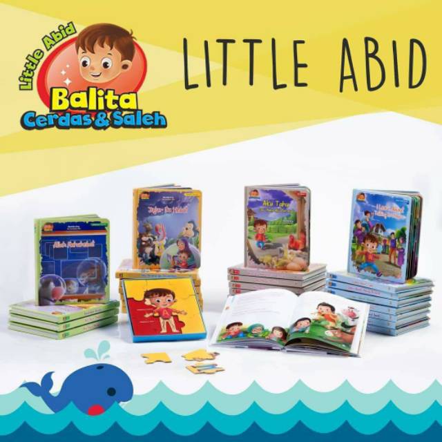 Buku Little Abid agar Balita Cerdas dan Shaleh - Tanoa pen Hafiz