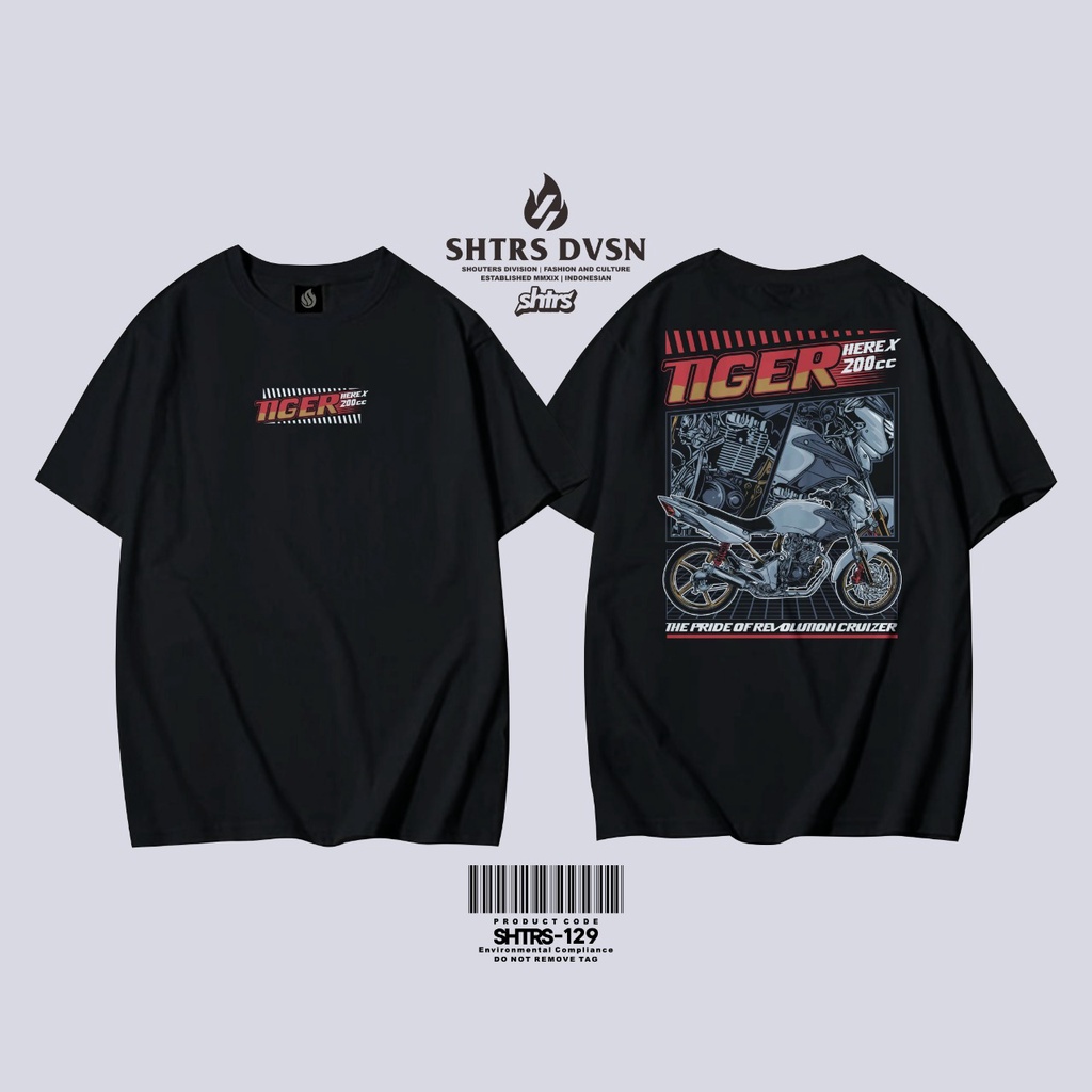 kaos TIGER 2000 HEREX kaos HONDA TIGER HEREX baju TIGER SUPERCRUISER