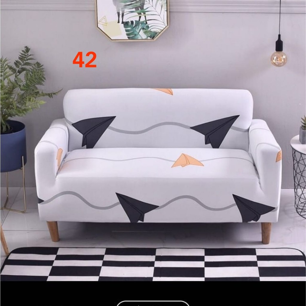 Sarung Sofa 2 Seater Free 1pcs Sarung Bantal