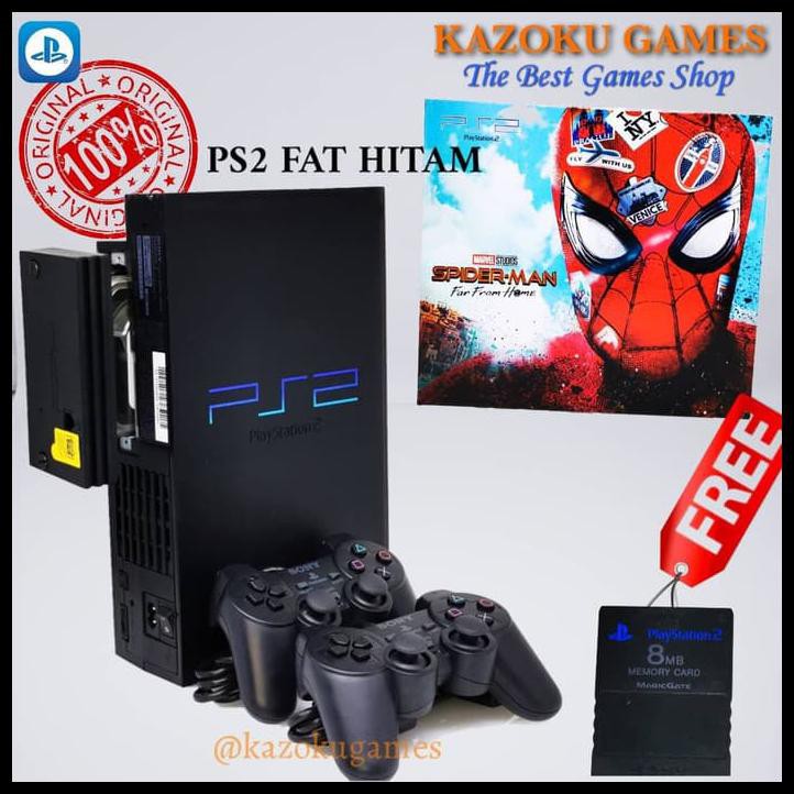 Ps2 fat Matrix HDD160gb full game terbaru - Hitam GRATIS ONGKIR