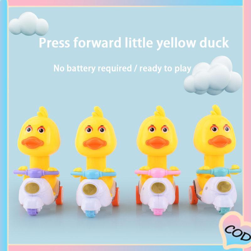 COD❤️ Baby toy pressing little yellow duck-A.one