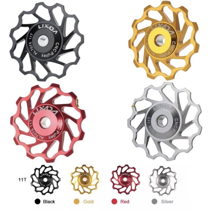 Pulley Lixada Keramic Derailleur CNC 7075 - 11T Bearing keramik