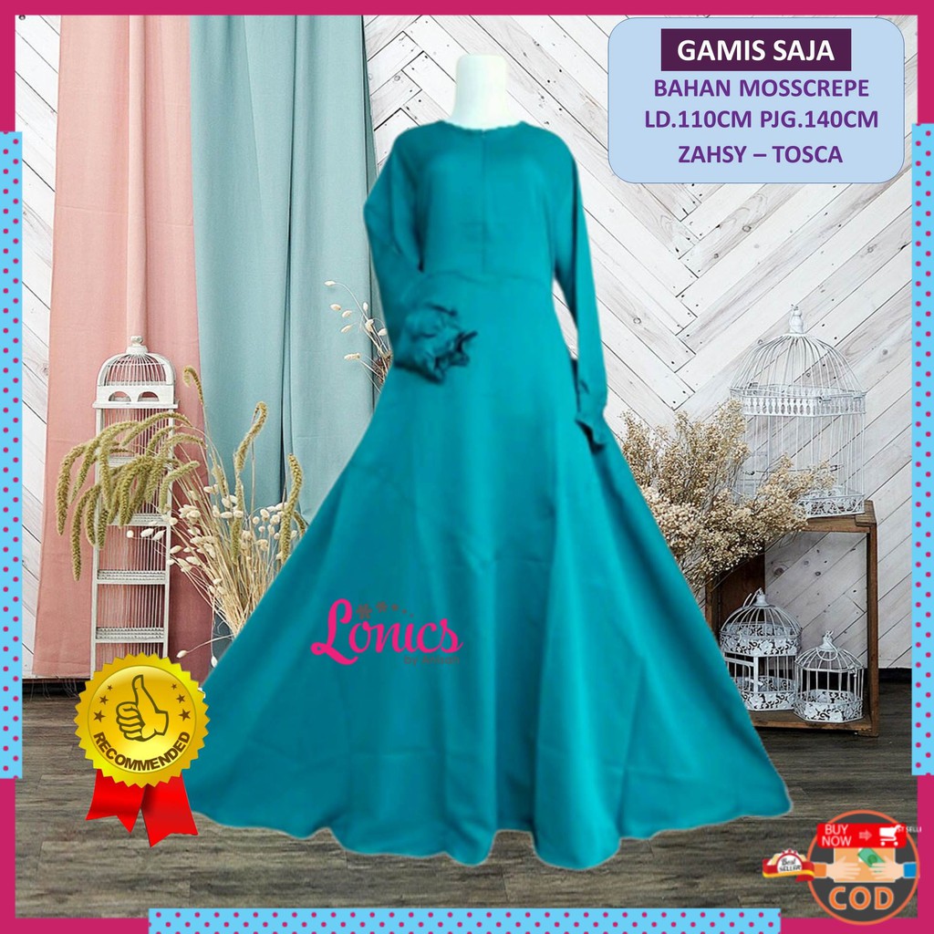 PROMO Baju  Gamis  ZAHZY Dress wanita  Baju  Muslim Lebaran 