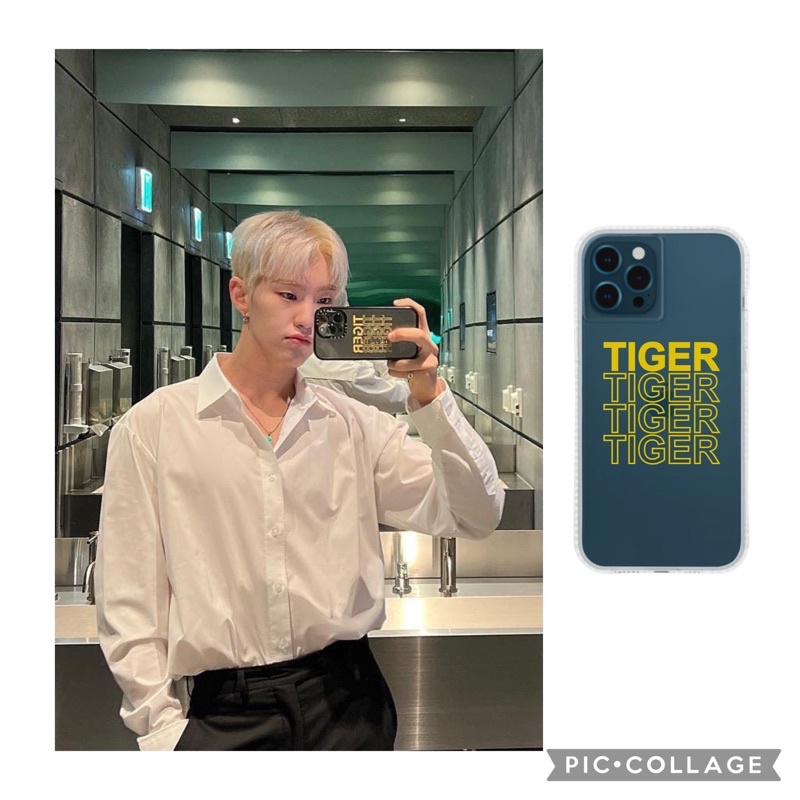 Seventeen Hoshi TIGER custom transparent phone case