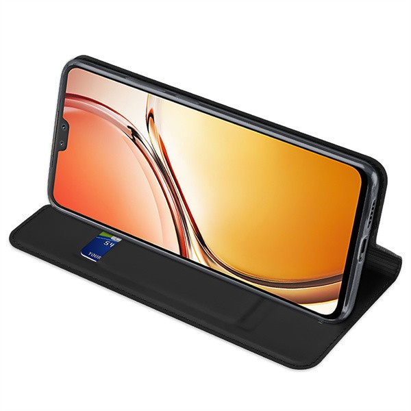 VIVO V23E / V23 5G COVER DUX DUCIS SKIN PRO FLIP LEATHER FLIP COVER SOFTCASE SOFT CASE - BLACK V23 E