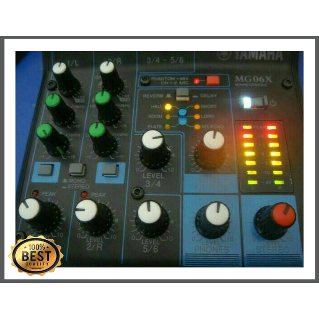 Mishad Shop -  MIXER YAMAHA MG06X Japan audio bonus jack Canon XLR Neutrik to Female GU-5117-2383