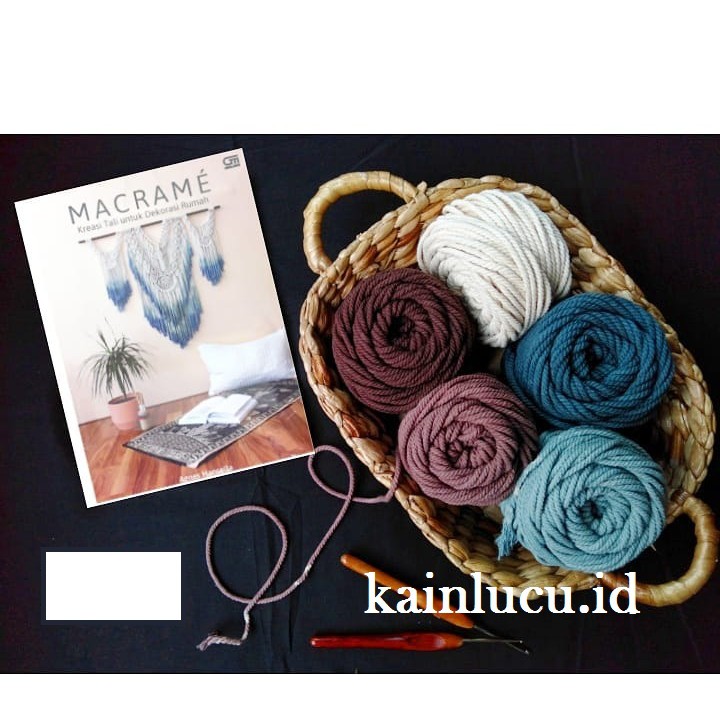  Benang  Makrame 3mm l Tali Katun Macrame  3mm Shopee Indonesia