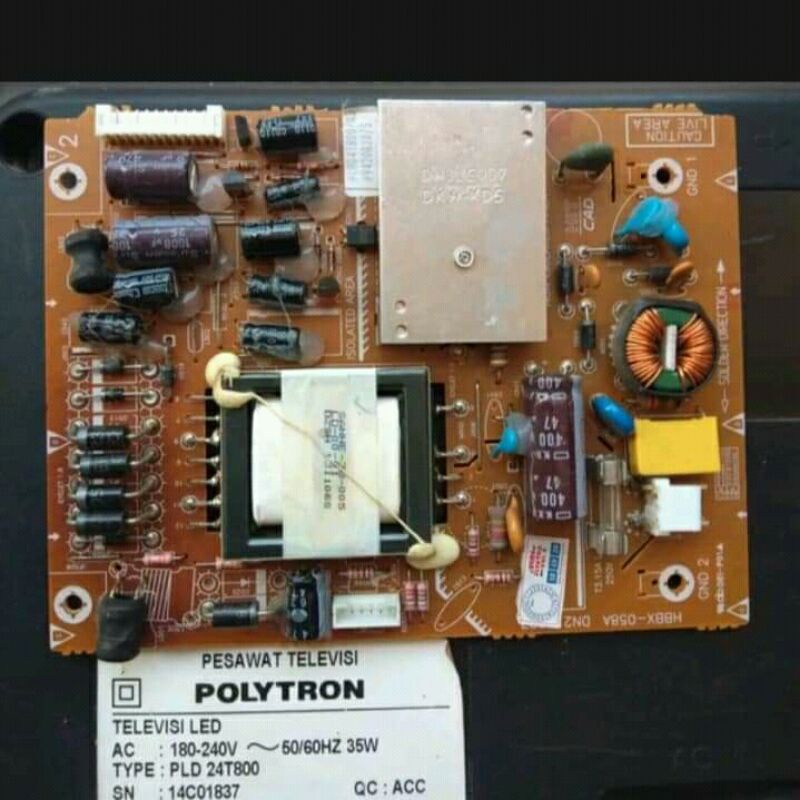 PSU - POWER SUPLAI - REGULATOR TV POLYTRON PLD24T800 - 24T800