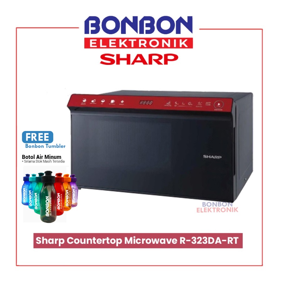 Sharp Countertop Microwave R-323DA-RT / R 323DA RT 23L