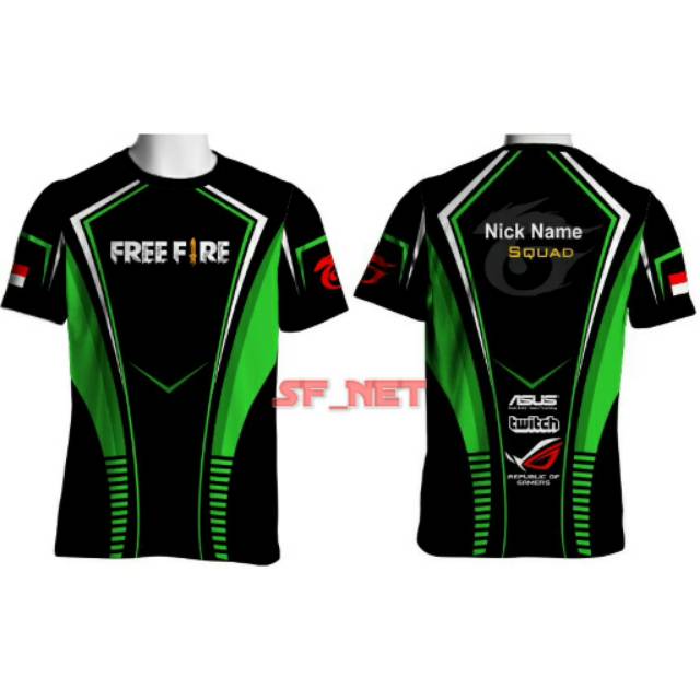 Gambar Baju  Esport Ff 