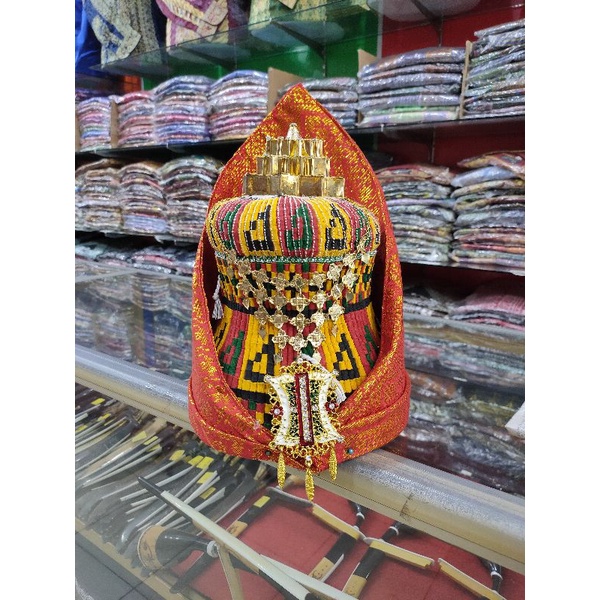 Topi pengantin kupiah meukeutop pria Aceh komplit | kupiah meukeutop aceh