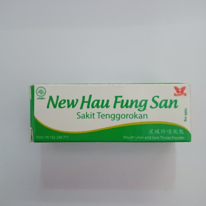 New Hau Fung San - Obat Sariawan dan Sakit Tenggorokan