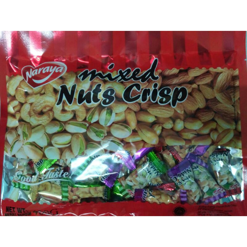 

Naraya mixed nuts crisp 400gram