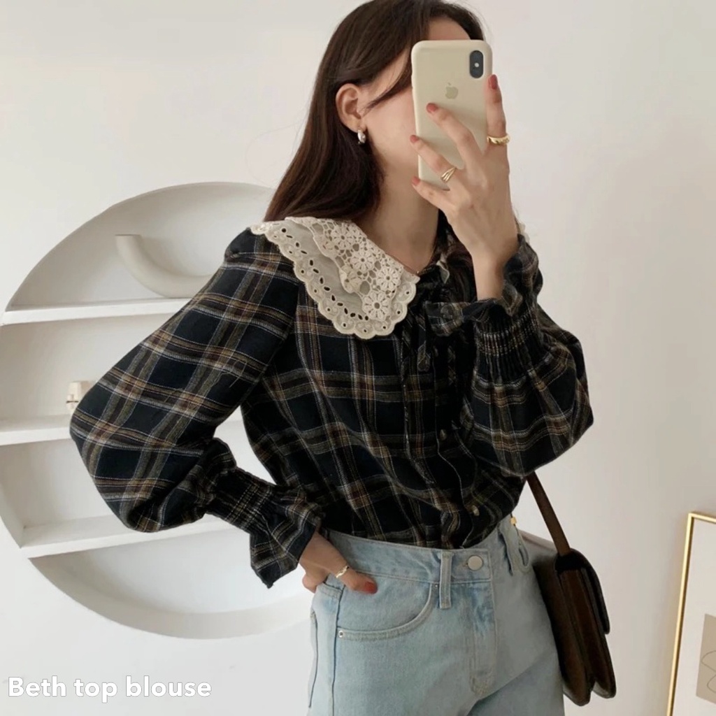 Beth top blouse - Thejanclothes