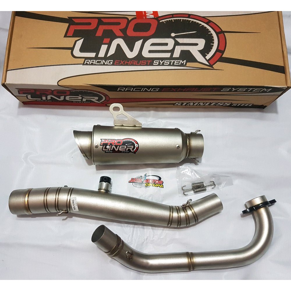 Knalpot Proliner TR 1R Short Yamaha Mx King 150 type Pro  bac 80